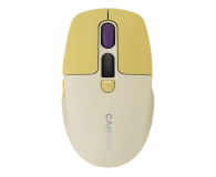 Myszka CANYON Mysz bezprzewodowa MW-26 LCD Cicha Dwa Tryby Żóta CNS-CMSW26Y